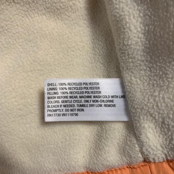 Cat & Jack Toddler Zip Up Winter 3-In-1 Windbreaker Jacket Orange Animals 2T - Picture 11 of 14